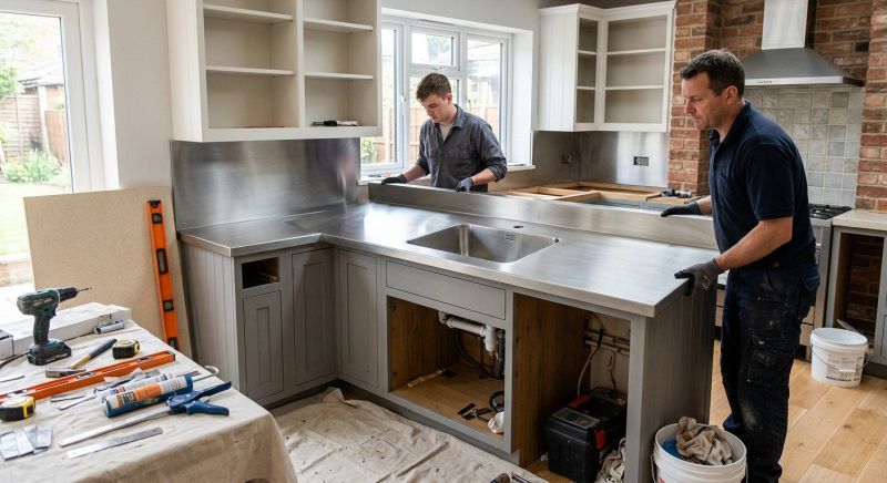 Stainless Counter Replacement in Sonoma County, CA