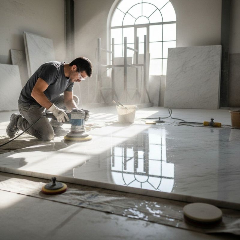 Travertine Floor Polishing in Roseville, CA