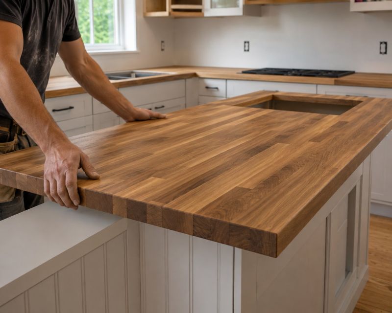 Butcher Block Installation in Napa, CA