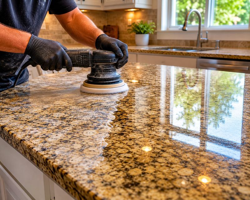 Countertop Buffing in Roseville, CA