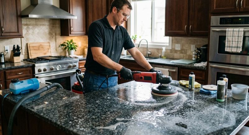 Countertop Buffing in Sacramento, CA