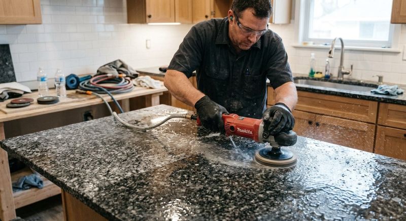 Countertop Polishing in Roseville, CA