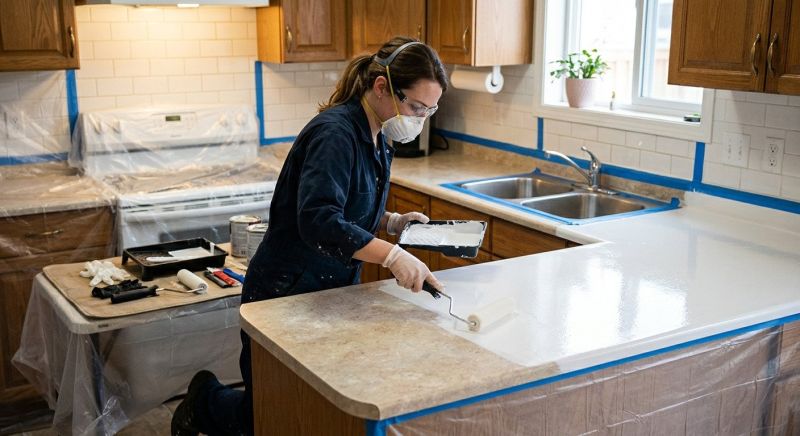 Countertop Reglazing in Roseville, CA