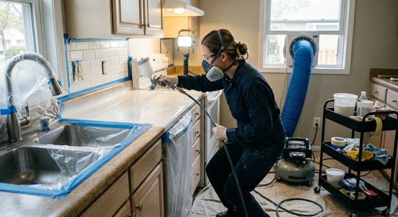 Countertop Reglazing in Roseville, CA