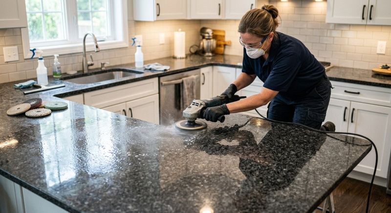 Granite Countertop Refinishing in Roseville, CA