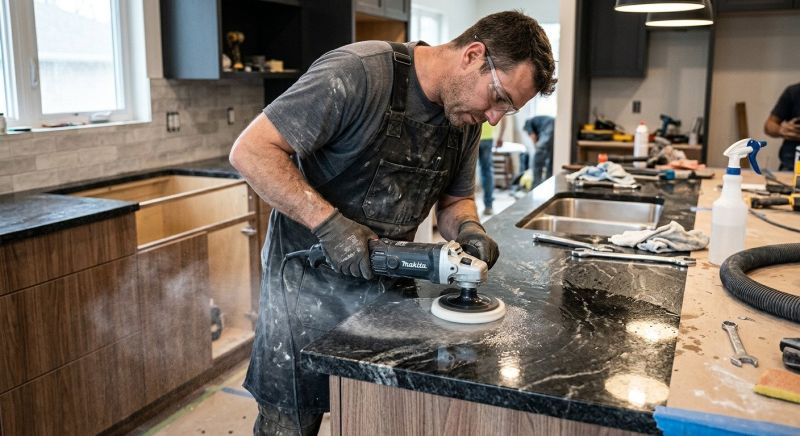 Granite Countertop Refinishing in Roseville, CA