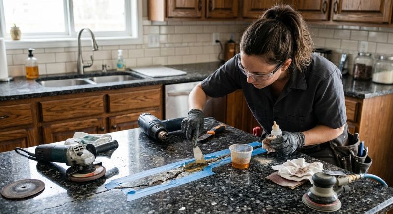 Granite Countertop Repair in Roseville, CA