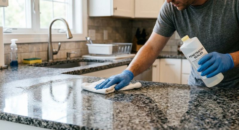 Granite Countertop Sealing in Roseville, CA