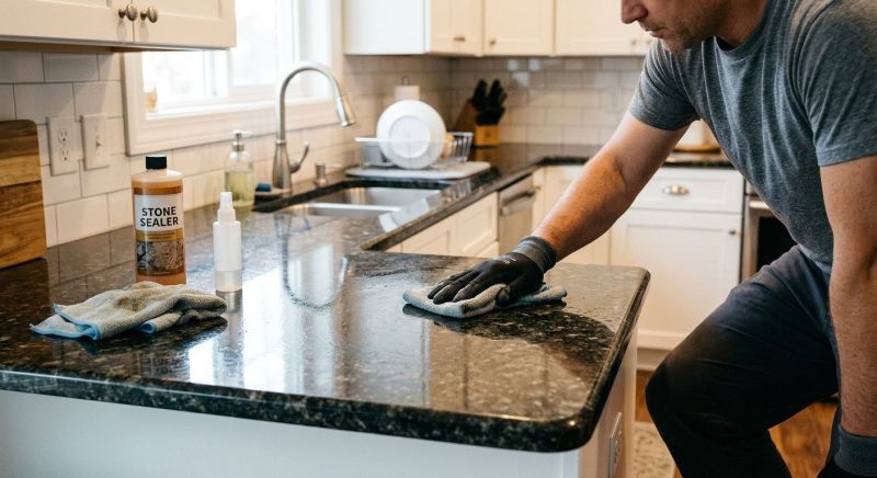 Granite Countertop Sealing in Roseville, CA