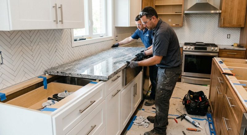 Granite Installation in Marin County, CA