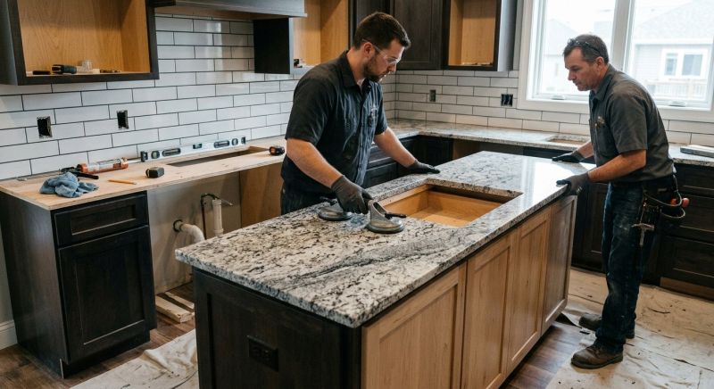 Granite Installation in Marin County, CA