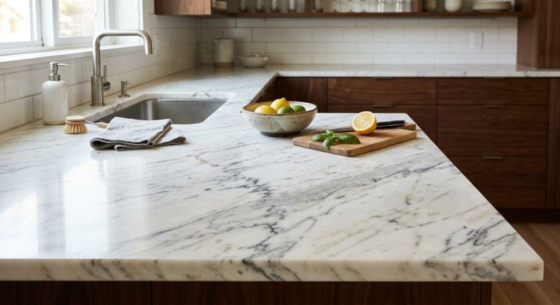 Marble Countertop Installation in Napa, CA