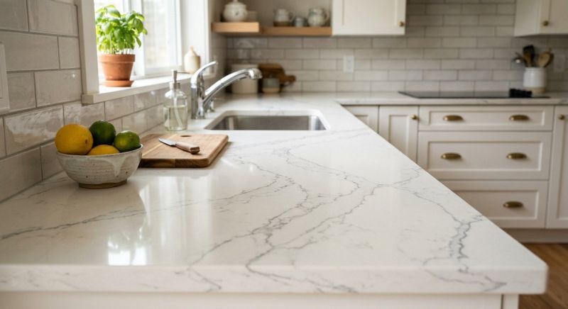 Quartz Slab Installation in Marin County, CA