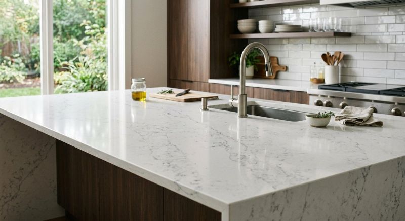 Quartz Slab Installation in Napa, CA