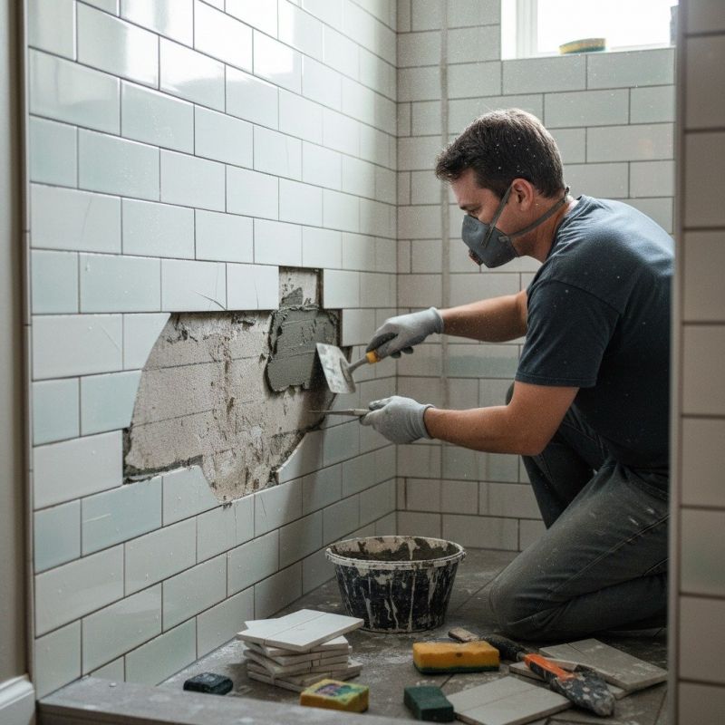Shower Tile Repair in Conroe, TX