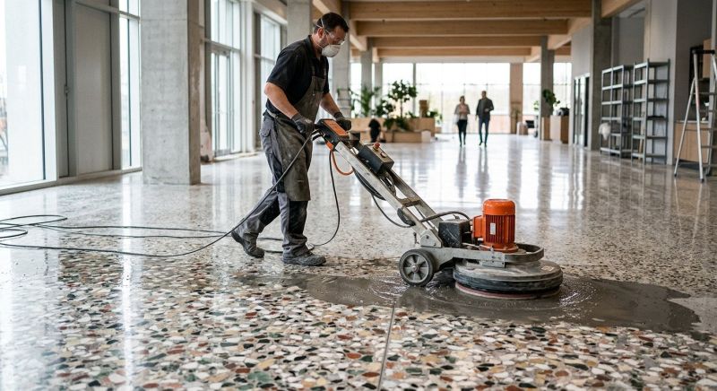Terrazzo Polishing Service in Roseville, CA