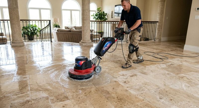 Terrazzo Polishing Service in Roseville, CA