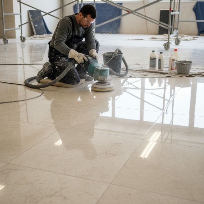 Travertine Floor Polishing in Roseville, CA