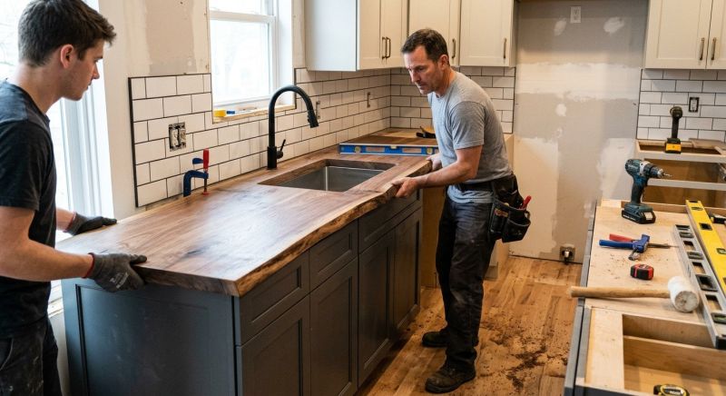 Wood Countertop Replacement in Marin County, CA